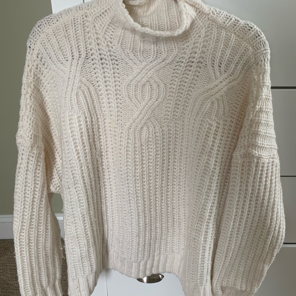 Aerie White turtleneck sweater!
